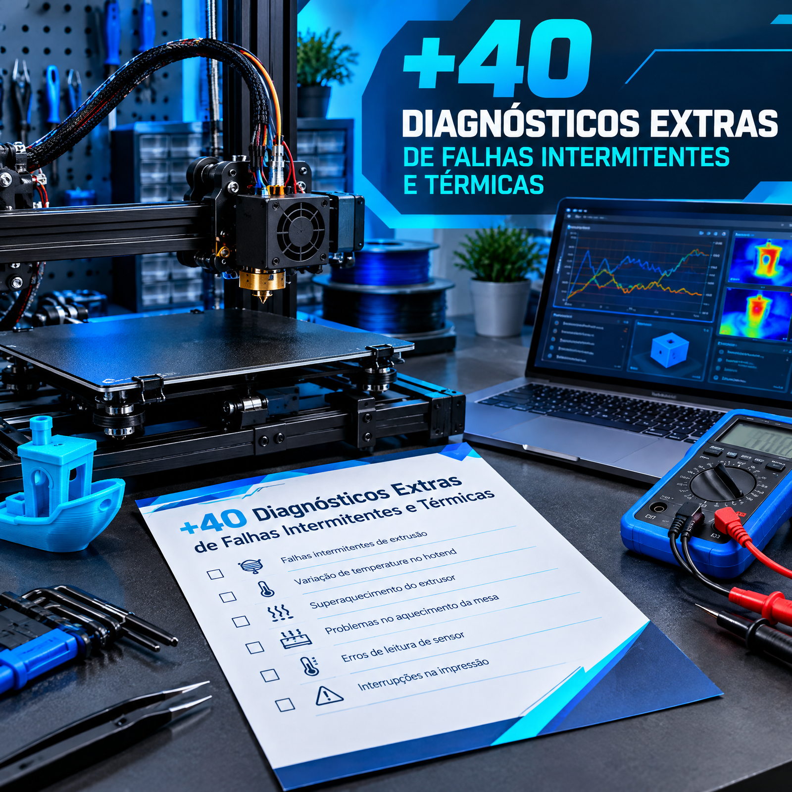 Bônus 1 - +40 Diagnósticos Extras de Falhas Intermitentes e Térmicas